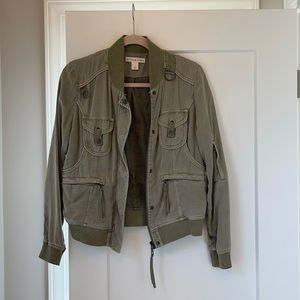 Peyton Jenson (Evereve) Flight Jacket - army green